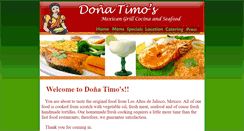Desktop Screenshot of donatimosrestaurants.com